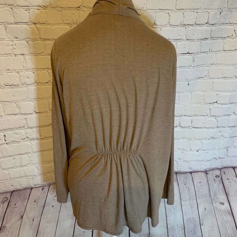 Natori Drape Front Cardigan Open Front Xl - image 3